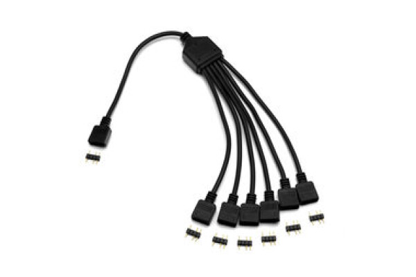 EKWB EK-D-RGB 6-Way Splitter Cable (3831109821879)