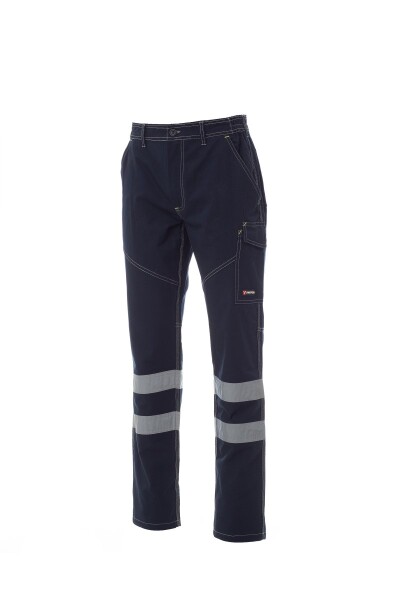 Pánska pracovné nohavice Payper WORKER SUMMER REFLEX Farba: Námornícka modrá, Veľkosť: 4XL (0017090067080074XL)
