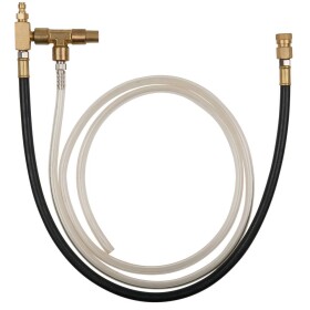 KS Tools 150.2362 Hadica na pripojenie manometra s 1/4" hadicovou prípojkou s ventilom pre systémy Bosch CSI a GM TBI; 150.2362