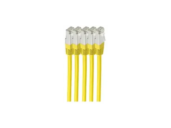 Shiverpeaks Cat6 S/FTP žltá / Patch kábel / 0,5 m / RJ-45 / LSZH (BS75711-H0.5Y-SET5)