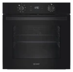 Indesit IO K55C B čierna / Vstavaná rúra / Elektrická / 59,5 cm / Jednoduché čistenie (IO K55C B)