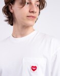 Carhartt WIP S/S Pocket Heart T-Shirt White/Red M