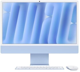 Apple APPLE iMac Z1E5 59,62cm 23,5Zoll Standardglas M4 8C CPU/8C GPU/16C N.E. 16GB 256GB SSD Gbit Eth MM NumKey TID DE Blau