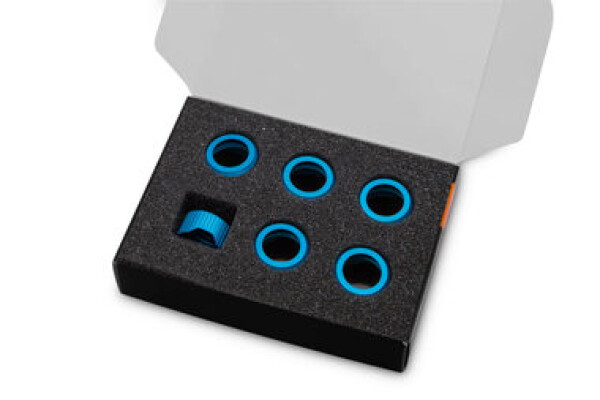 EKWB EK- Quantum Torque Compression Ring 6-Pack HDC 14 - Blue (3831109836071)