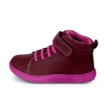 Dievčenské celoročné barefoot topánky Bugga KAMA Burgundy B00200-07 - 31