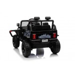 Mamido Mamido Elektrické autíčko OFF ROAD EXTREME 4x4 čierne 24V | 200W | 50 kg | EVA | LED | 2,4 Ghz | ECO koža