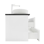 Kúpeľňová skrinka s umývadlom SAT B-Way 119x50x45 cm biela lesk BWAY2120WTK2BB BWAY2120WTK2BB