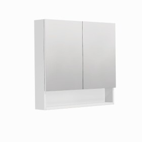 Zrkadlová skrinka SAT Cubeway 80x14x72 cm lamino biela lesk GALCU80BL GALCU80BL