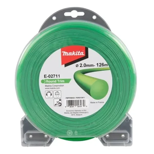 Makita E-02711 - struna nylonová 2.0mm zelená / 126m (E-02711)