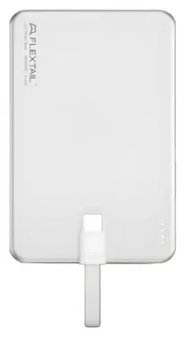 Flextail Zero Power Metal 5000 mAh strieborná / Powerbanka / Magnetické uchytenie / 5000 mAh / 7 mm (Zero Power M 5000-S)