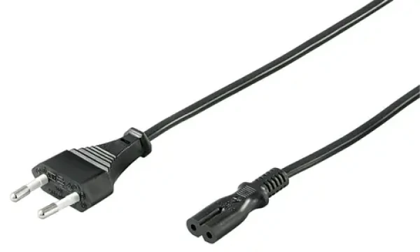 MicroConnect Power Cord CEE 7/16 - C7 1,8 m čierna / Napájací kábel / 250 V / 2,5 A (PE030718)