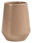 Spirella JOSHUA kelímok na zubné kefky matné cappuccino / keramika