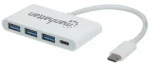 Manhattan USB-C 3.1 Gen 1 Type-C Hub / 1x USB-C / 3x USB A (163552-MA)