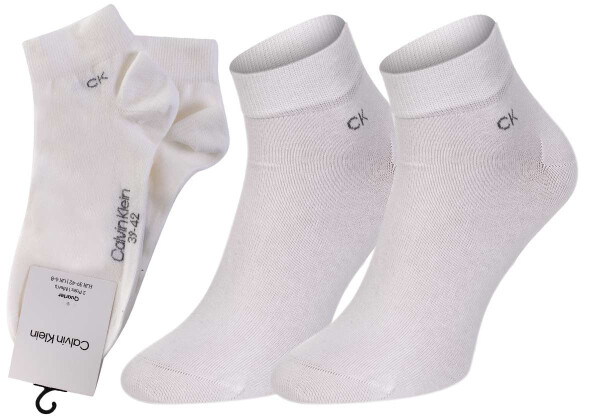 Ponožky Calvin Klein 2Pack 701218706002 White 43-46