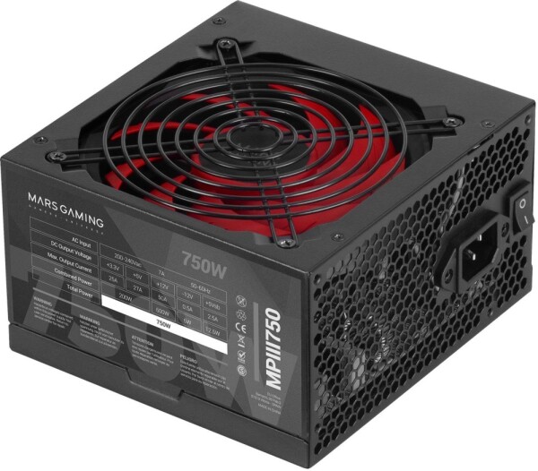Mars Gaming Mars Gaming MPIII750 Power Supply ATX 750W