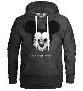 Aloha From Deer Creepy Mouse Hoodie HK AFD1100 Grey