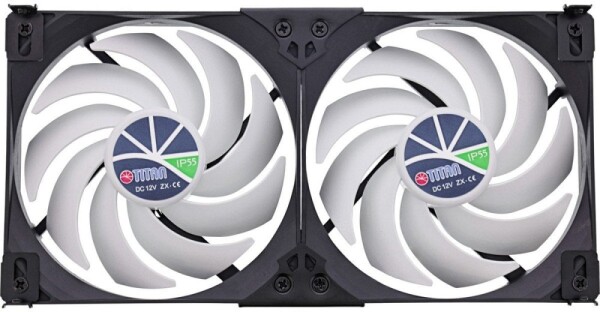 Titan Titan TTC-SC22(C)/V2+ Kühlschrank-Doppellüfter 140x25mm IP55 für Camping