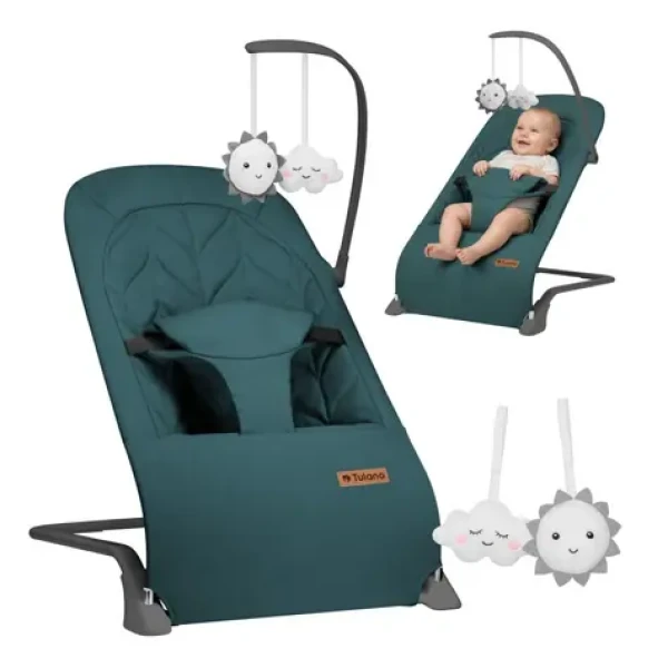 Tulano Moon 10 zelená / Hojdacie kreslo / 0-6 mesiacov / do 9 kg