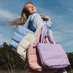 Dámska kabelka Heys Puffer Tote Bag Lavender