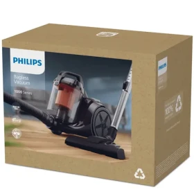 Philips Series 1000 XB1142/10 čierna / Cylinderový vysávač / 800 W / 1,3 l / 78 dB (XB1142/10)