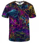 Aloha From Deer Neon Robo T-Shirt TSH AFD771 Purple