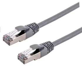 C-tech patchcord Cat6a S/FTP 0.5 m sivá (8954125015246)