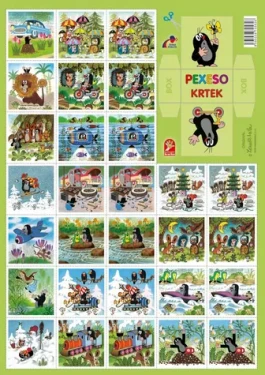 AKIM Pexeso vystrihovací Krtko 3