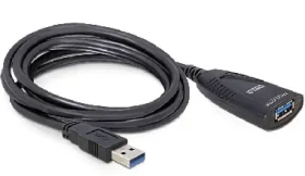 DeLock predlžovací kábel USB 3.0 A samec - samica 5 m/s aktívnym zosilnením (83089)