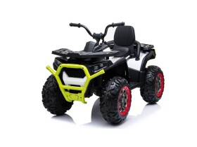 Mamido Detská elektrická štvorkolka 4x4 bielo-žltá