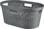 Curver Infinity Recycled 40 l šedá / Kôš na bielizeň / recyklovaný plast (BX9531)