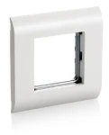 Equip Krycí rámček French Modular biela / Krycí rámček / Okienko 45x45 mm / RAL9010 (125461)