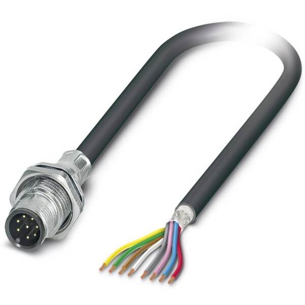 Flush-type connector SACCBP-MS-8CON-M16/1,0-PUR SCO 1419425 Phoenix Contact; 1419425