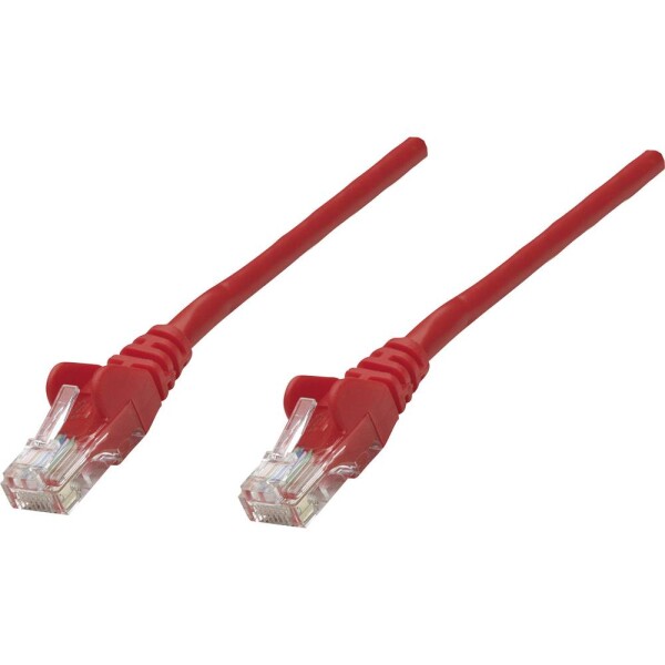 Intellinet 735629 RJ45 sieťové káble, prepojovacie káble CAT 6 S/FTP 5.00 m červená pozlátené kontakty 1 ks; 735629