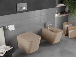 MEXEN - Teo Závesná WC misa vrátane sedátka s slow-slim, duroplast, cappuccino mat 30854064