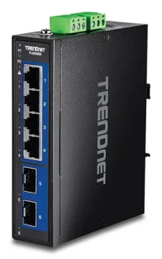 Trendnet TI-G5062 / Switch / 4X 2,5 G RJ-45 / 2x SFP+ 10G / priemyselný / DIN lišta / unmanaged (TI-G5062)