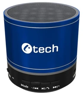 C-tech SPK-08L modrá / Prenosný reproduktor / 3 W / BT 5.0 (8595729901643)