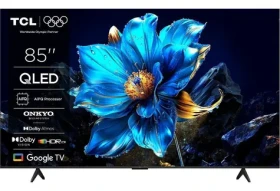 85" TCL 85P7K titánová / Televízia / QLED / 4K UHD / Google TV / DVB-T2CS2 / 40W repro (5901292525903)