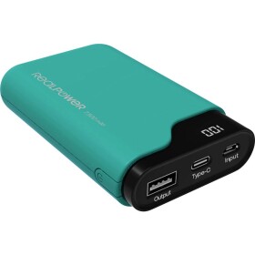 RealPower PB-7500C powerbanka 7500 mAh zelená