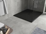 MEXEN/S - Hugo sprchová vanička SMC 110x100, čierna, krytka čierna 42701011-B