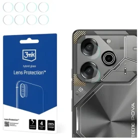 3mk Lens Protection pre Tecno Pova 6 Neo / Sklo na fotoaparát / 7H / 0,16 mm / 4 ks