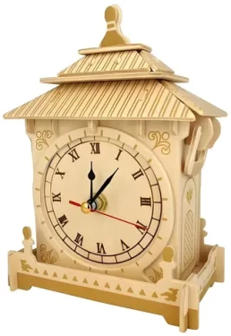 Wooden City Drevené 3D puzzle Hodiny F002