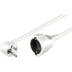 MicroConnect Predlžovací kábel Schuko MF biela / Predlžovací kábel / 5 m / 16 A (PE140500W)