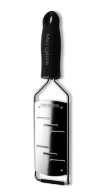 Microplane Gourmet plátkovacie strúhadlo čierna / 31 x 7.5 x 3 cm / nerez oceľ (45006)