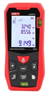 UNI-T LM50A / Laserový diaľkomer / až 50 m / presnosť ±2 mm / 2x AAA batérie (LM50A)