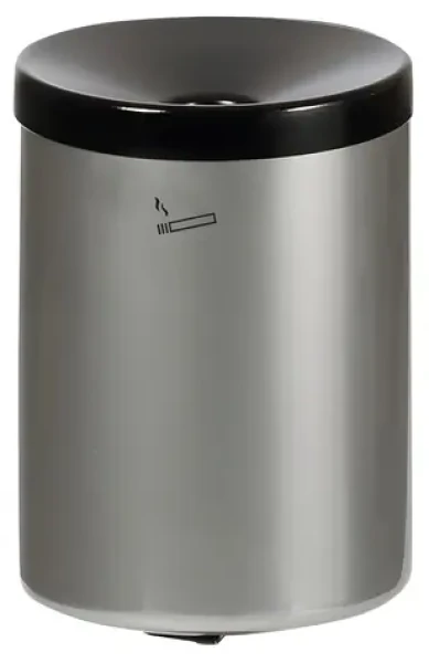 TKG Rondo Maxi 350068 strieborný nikel / Nástenný popolník / 6 l