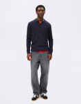 Armedangels Knit Longsleeve Poloshirt 1237 night sky L