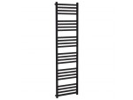 CERANO - Kúpeľňový radiátor Fulgiduson - bočné pripojenie - 765W - čierna matná - 1800x530 mm CER-18050BD