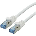 Roline 21.15.2863 RJ45 sieťové káble, prepojovacie káble CAT 6A S/FTP 3.00 m biela dvojžilový tienený, bez halogénov, samozhášavý 1 ks; 21.15.2863