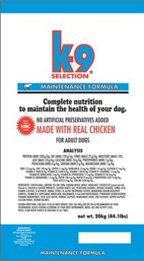 K-9 Dog Maintenance Formula