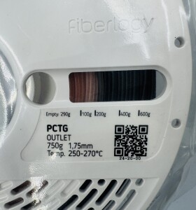 Fiberlogy PCTG filament OUTLET 1,75 mm 1 kg
